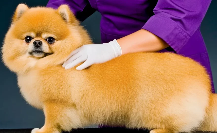 Tosa higiênica lulu da pomerânia: Passo a Passo